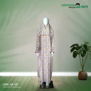 Premium Cotton Salah Khimar with Lace Detailing KM 105