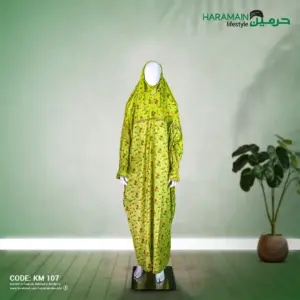 Premium Cotton Salah Khimar with Lace Detailing KM 107