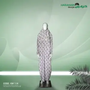 Luxury Printed Khimar for Salah & Everyday Modesty KM 114