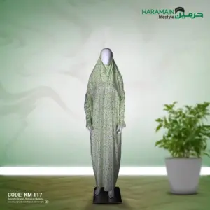 Luxury Printed Khimar for Salah & Everyday Modesty KM 117
