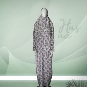 Husna Luxury Printed Khimar for Salah & Everyday Modesty- HUS 103