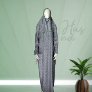 Husna Luxury Printed Khimar for Salah & Everyday Modesty- HUS 104