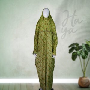 Haya Premium Cotton Salah Khimar with Lace Detailing – HAYA 102