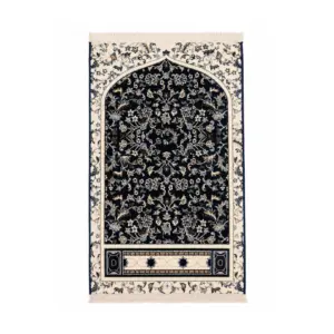 Imame Haram Khas 8mm Luxury Prayer Mat (Navy)